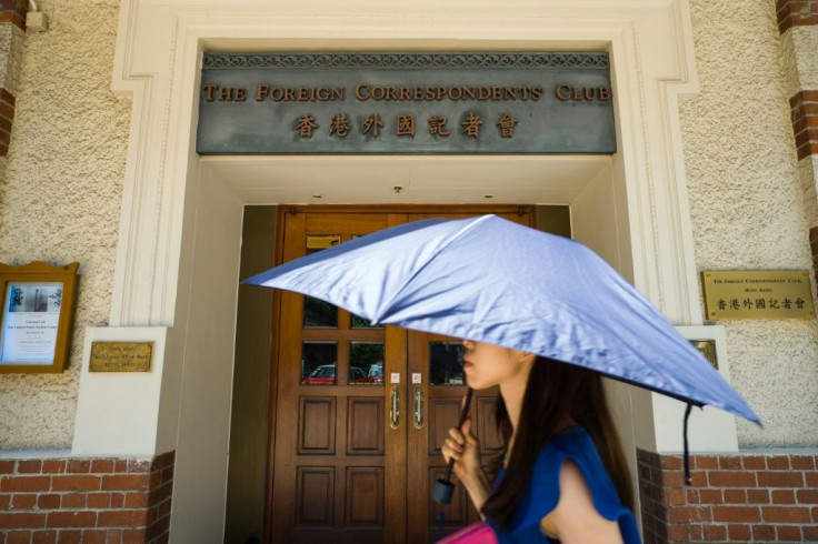 The Foreign Correspondents' Club of of Hong Kong said journalists were running into "highly unusual" problems in obtaining visas