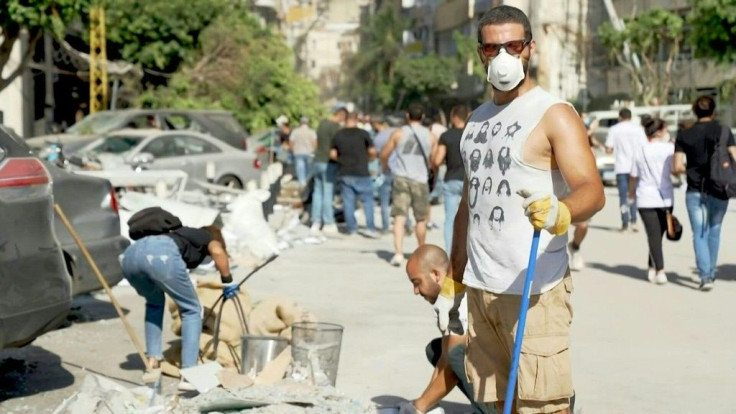 In Beirut's beloved bar districts, hundreds of young Lebanese ditched beers for brooms to sweep debris in the absence of a state-sponsored cleanup operation following a deadly blast. The explosion, which hit just a few hundred metres away at Beirut's port