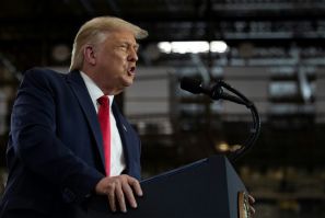 President Donald Trump reimposed tariffs, to take effect August 16, in response to what Washington called a "surge" in aluminum imports from Canada over the past year
