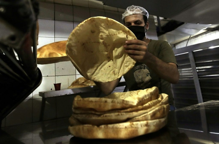 The flat bread is a must at every Lebanese meal
