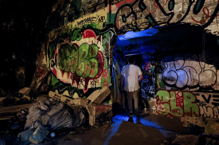 Revellers have to jump through hoops to find the locations and access points for "free parties"