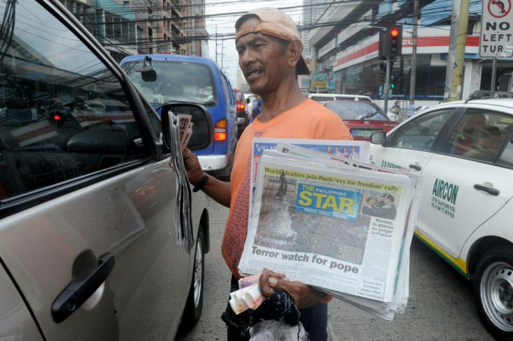 Street sales are vital for Filipino newspapers but were hit hard by the virus crisis