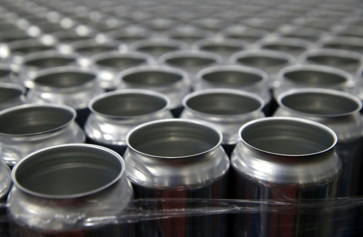 US President Donald Trump has said he was reimposing a 10 percent tariff on Canadian aluminum; In this file photo stacks of empty aluminum cans sit on a pallet before being filled with beer at Devil's Canyon Brewery in San Carlos, California