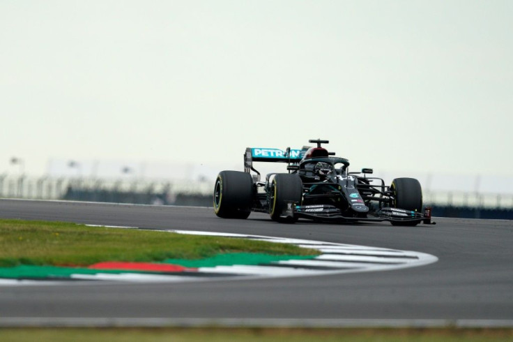 On top: Lewis Hamilton was fastest in practice on Friday