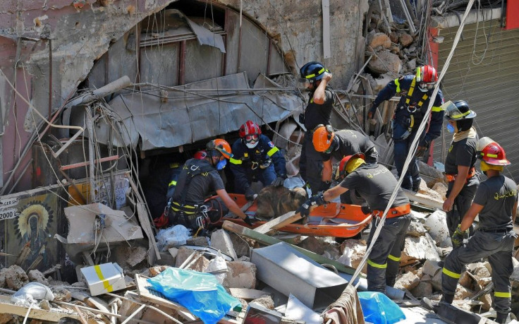International rescue teams have joined the search for the 60 people still missing after Tuesday's explosion but hopes of finding survivors are fading