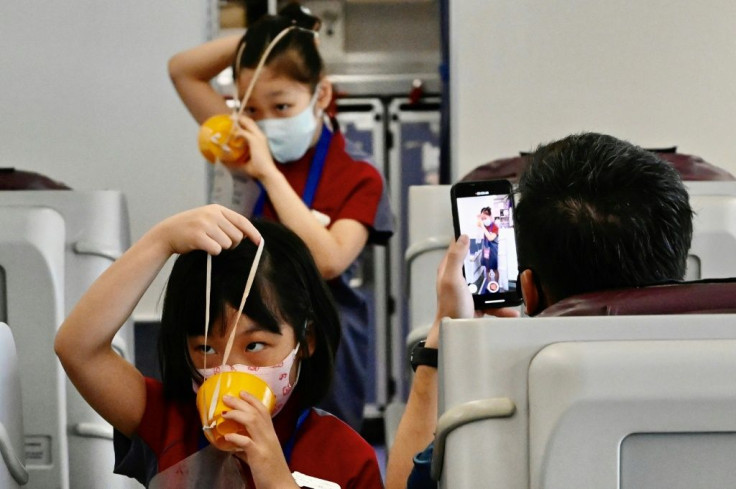 Taiwanese airlines are offering role-play courses for children and sight-seeing flights as they try to drum up some alternative business during the pandemic