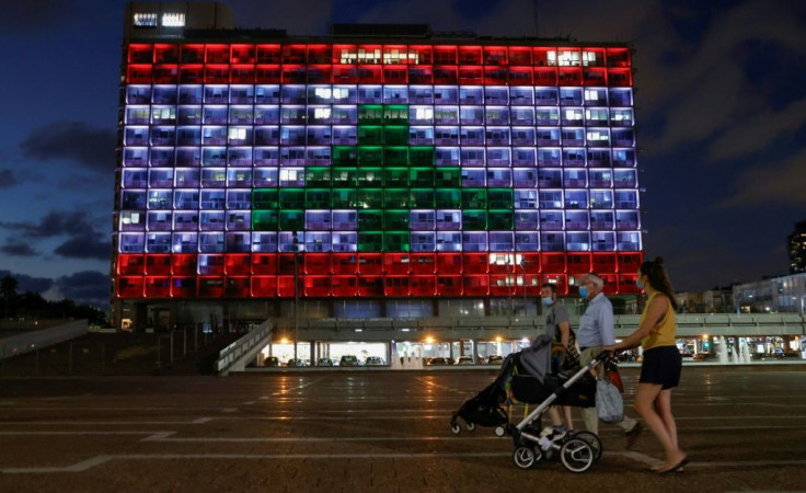 Even though Israel and Lebanon remain technically at war, the Tel Aviv city hall was lit up in the colours of the Lebanese national flag in solidarity with the people of Beirut after the catastrophic blast