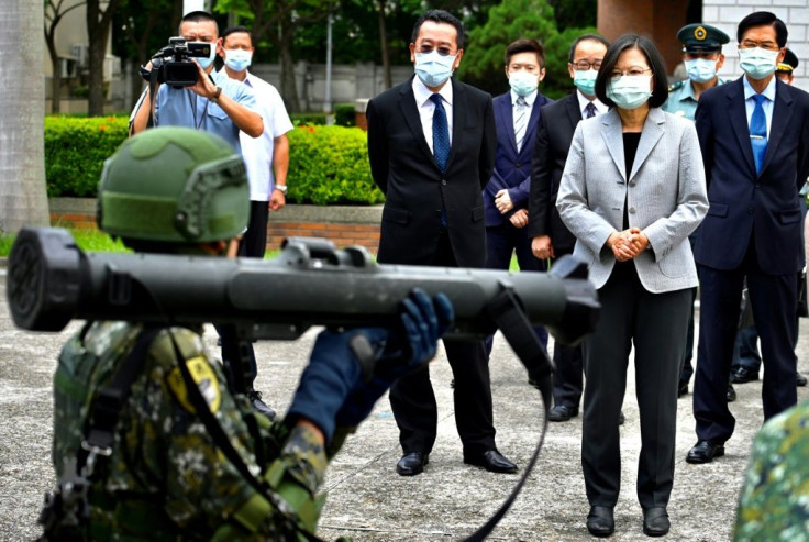Taiwan's president Tsai Ing-wen will meet the US Health Secretary on Monday