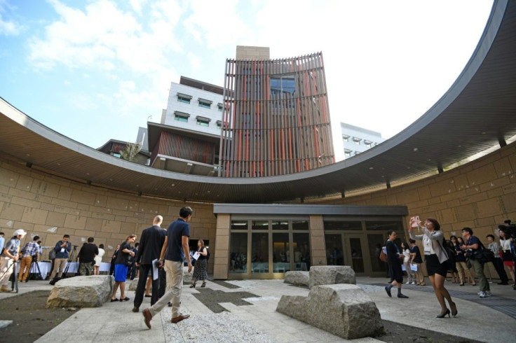 A 2018 view of the new building of the American Institute in Taiwan, which serves US interests on the island despite the lack of formal diplomatic relations