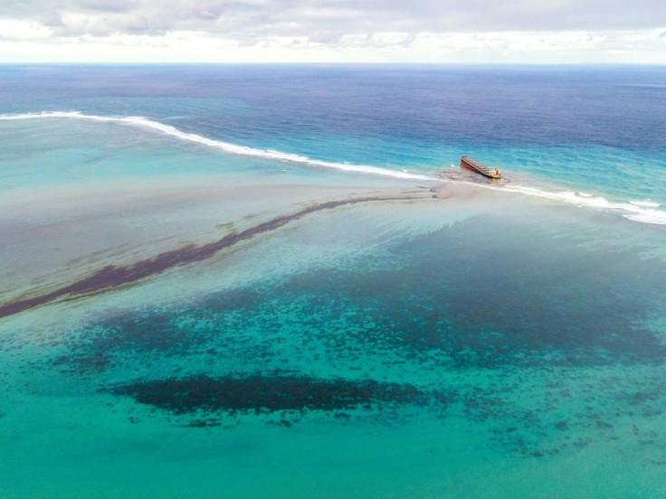 More than 1,000 tonnes has already oozed from the stranded ship, causing untold damage to protected marine parks and fishing grounds that are the backbone of Mauritius' economy