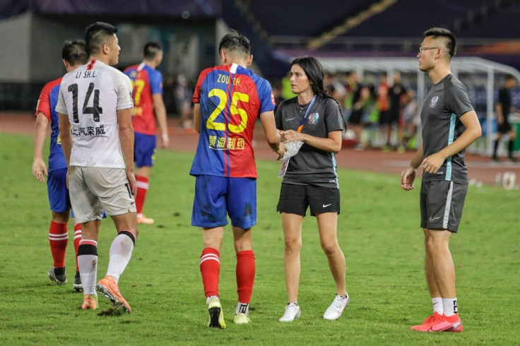 Hernandez is confident more women physios will one day work in Chinese football