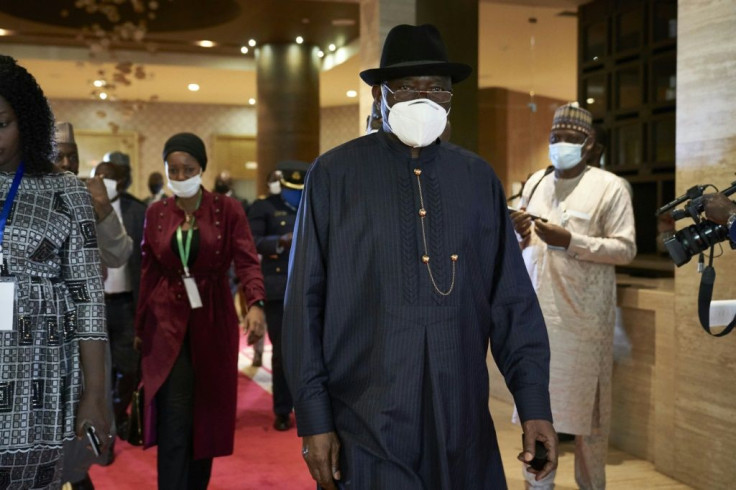 Former Nigerian president Goodluck Jonathan is mediating the talks