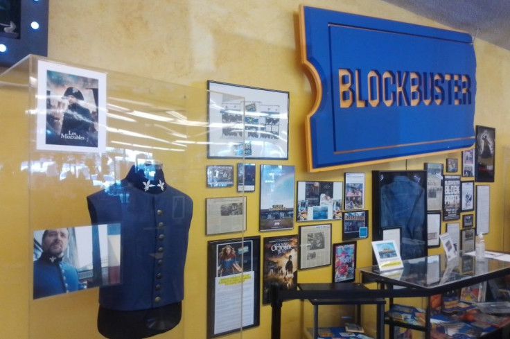 This photo taken on July 26, 2020 shows the inside of the last remaining Blockbuster store, in Bend, Oregon