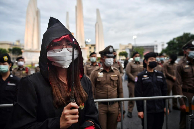 Protesters have also invoked Harry Potter's characters to voice their outrage