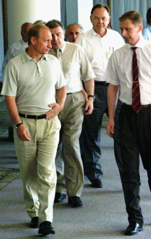 Russian President Vladimir Putin on August 16, 2000, the day of his first public comments on the sinking of the Kursk submarine