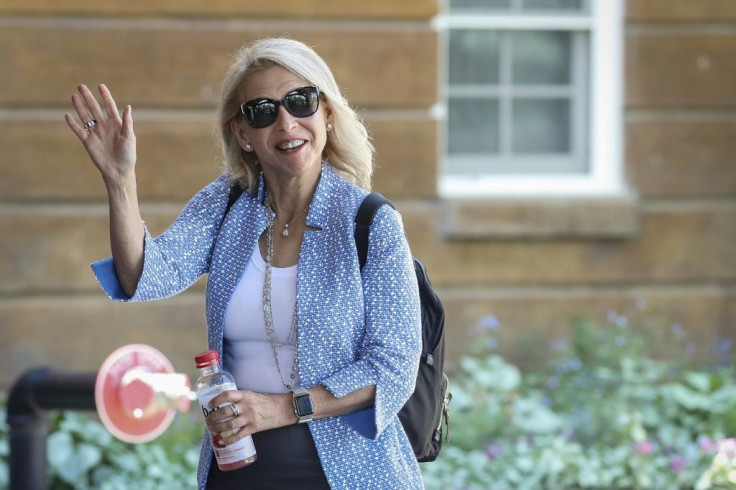 Sumner Redstone's daughter Shari Redstone, seen here in 2019, became chair of ViacomCBS, the main entity in the family's media-entertainment empire