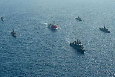 Turkey's energy exploration vessel is being escorted by warships