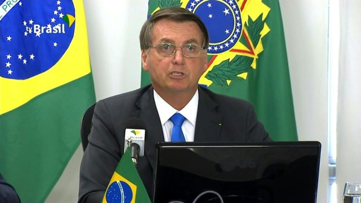 Brazilian President Jair Bolsonaro has said it is a "lie" that fires are ravaging the Amazon rainforest, despite data from his own government showing the number of blazes is rising