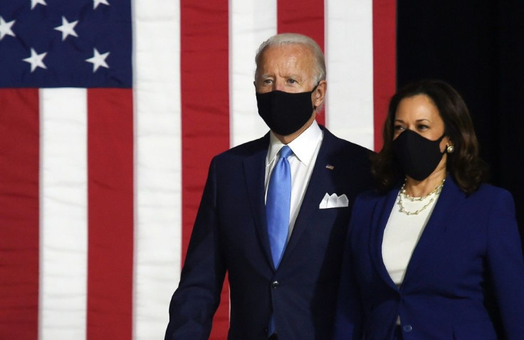 Kamala Harris sought to tap into the nationwide upheaval over police violence and racial disparities as she and Joe Biden launched their joint White House campaign