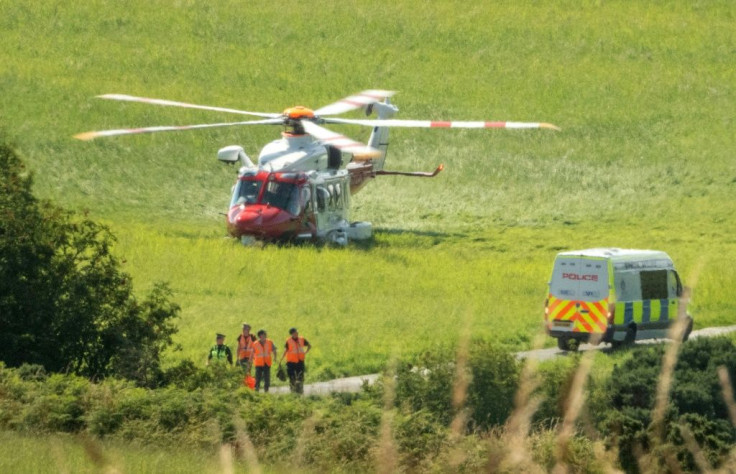 One casualty was reportedly airlifted to hospital