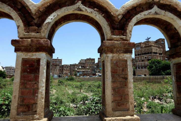 UNESCO-listed buildings in the Old City of the Yemeni capital Sanaa