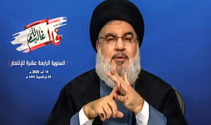 Lebanon's Shiite Muslim movement head Hezbollah Hassan Nasrallah