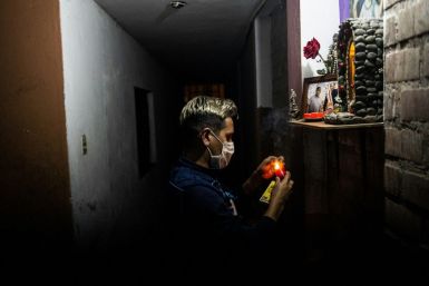 The Diaz family held a mass in their home to remember the five family members that died from the novel coronavirus