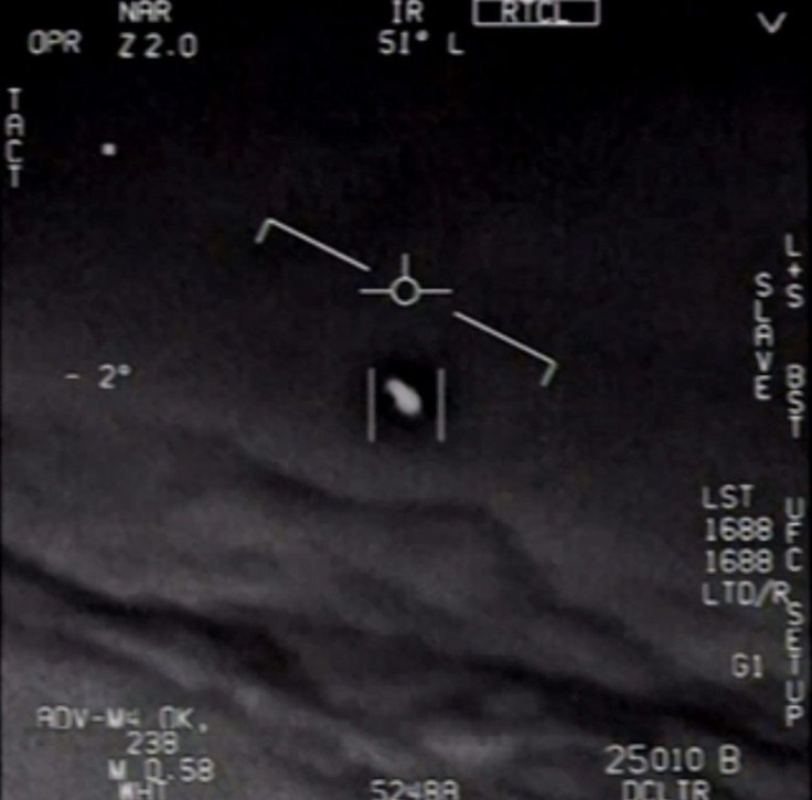 The Pentagon in April officially released three videos taken by US Navy pilots showing mid-air encounters with what appear to be UFOs