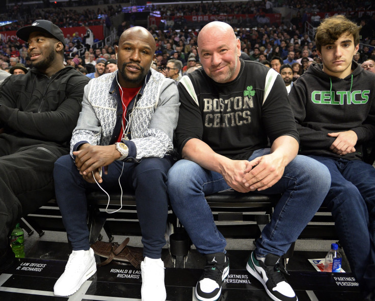 Boxer Floyd Mayweather Jr. and UFC President Dana White