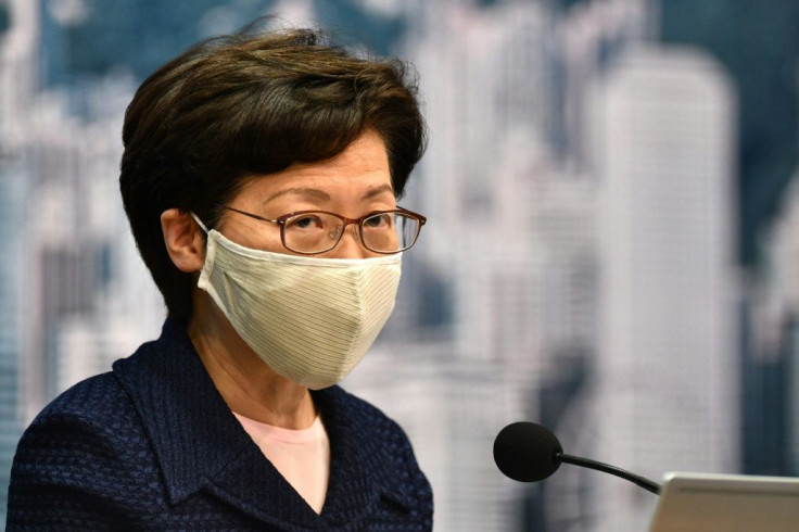 Hong Kong Chief Executive Carrie Lam said the college was Lam said she was 'smearing a person on the basis of hearsay instead of facts'