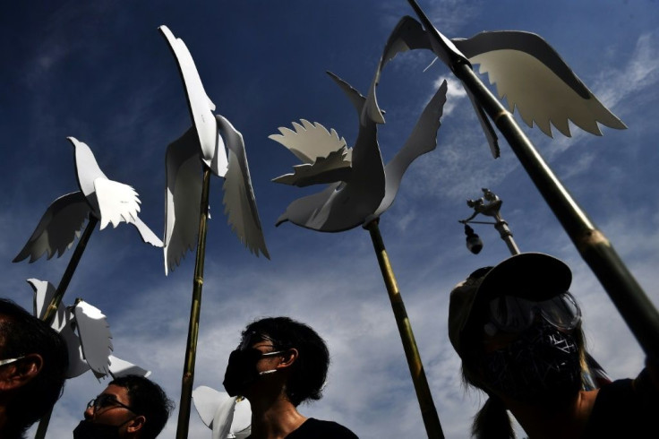 The protesters are demanding major democratic reforms in Thailand