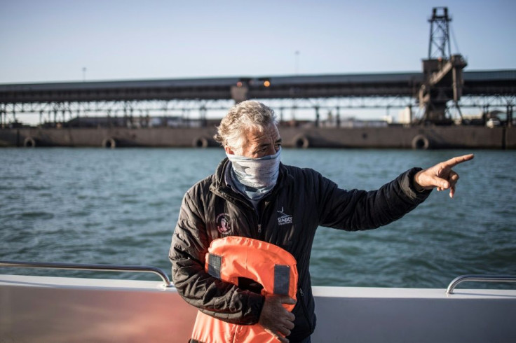 Whale watcher and tour operator Lloyd Edwards says the bunkering hub is "slap-bang in the middle of a hotspot for bait fish that birds feed on"