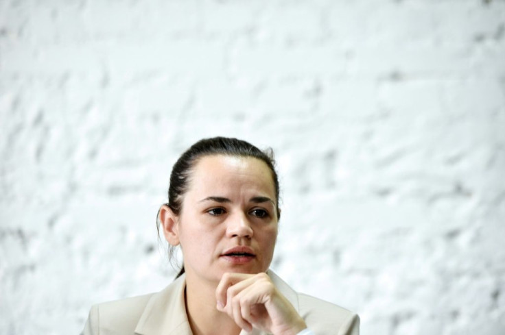 In a video posted online Monday, Tikhanovskaya said that although she never planned to enter politics she was prepared to take over the country's leadership.