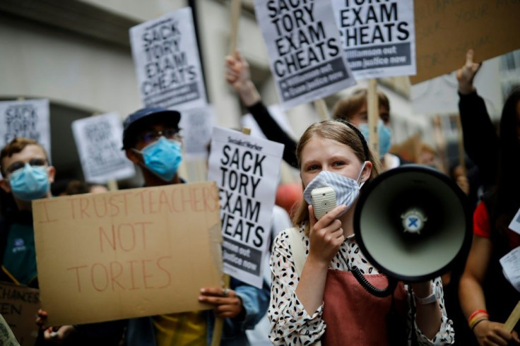 The row only threatens to get worse as hundreds of thousands of pupils aged 15 and 16 get their GCSE exam results on Thursday