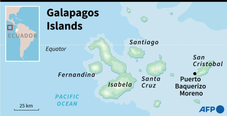 Map of the Galapagos Islands