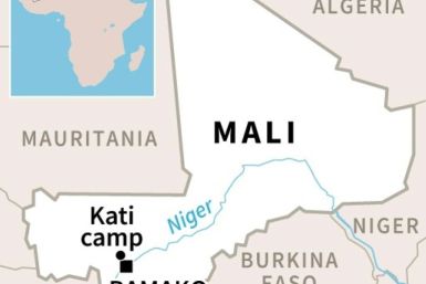 Map of Mali locating Bamako and the Kati camp