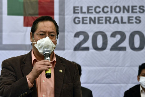 Luis Arce (pictured June 2020) is a candidate for the Movement for Socialism party in upcoming presidential elections in Bolivia