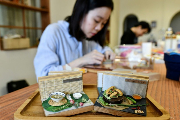 Vietnamese artist Nguyen Thi Ha An began crafting food miniatures a year ago