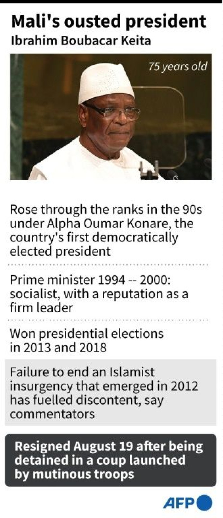 Factfile on Malian President Ibrahim Boubacar Keita who resigned with immediate effect late Tuesday after a military coup.