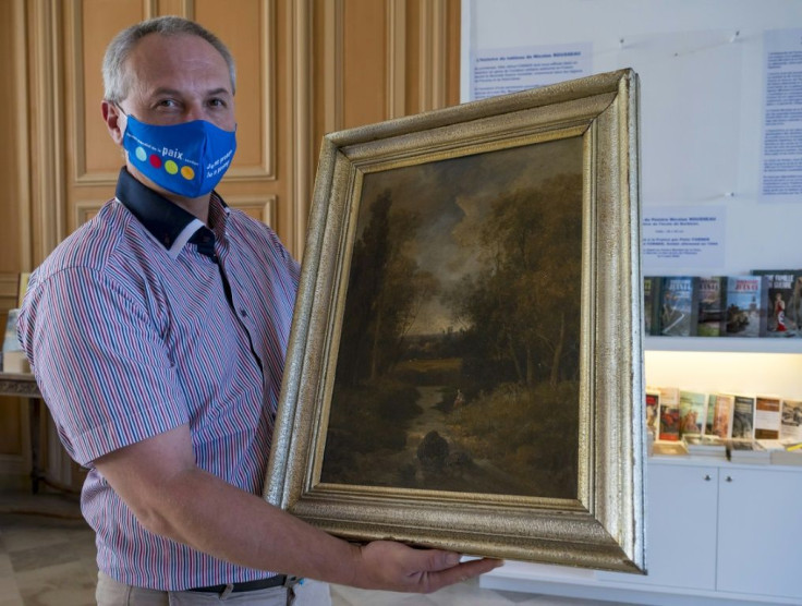 Philippe Hansch, head of the World Centre for Peace, Liberty and Human Rights in the northeastern French town of Verdun, fetched the WWII-looted French painting from Berlin and put it on display to try to trace its rightful owner
