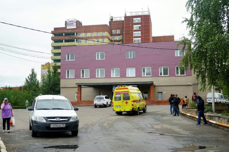 The hospital at Omsk where Navalny is undergoing treatment