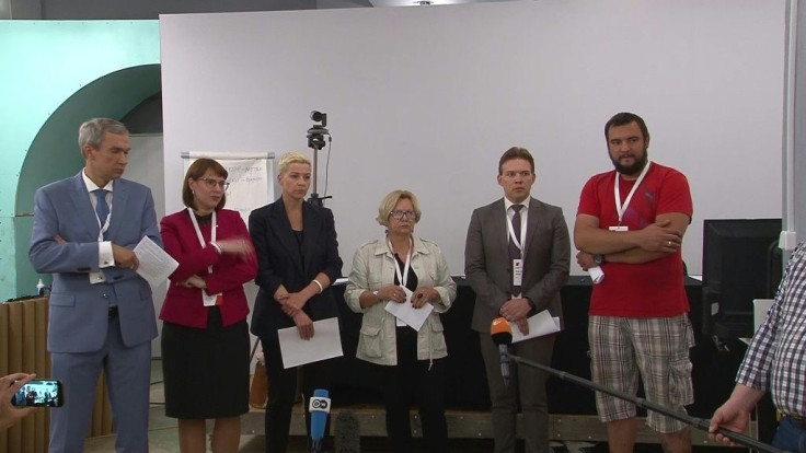 Belarus' Opposition Coordination Council calls for new elections to be held "according to international standards"