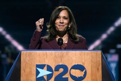 Democratic vice presidential candidate Kamala Harris is the first black woman on a major party ticket