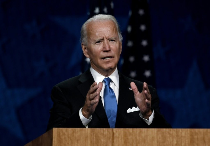 Joe Biden vowed to battle the pandemic from 'day one' in office if he wins the US presidential election