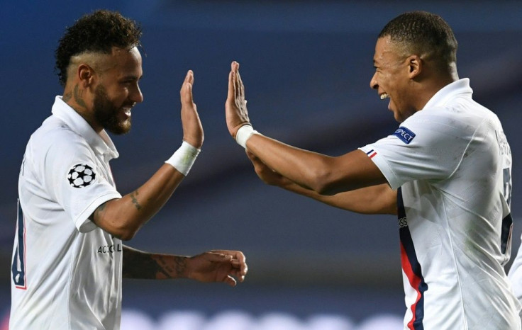 Neymar and Kylian Mbappe, who became the two most expensive players in football history when they signed for PSG in August 2017