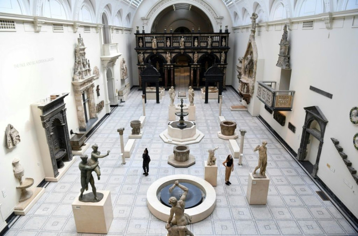 The Victoria and Albert (V&A) museum in London is free to visitors but offers contactless pay points for those wanting to make a donation