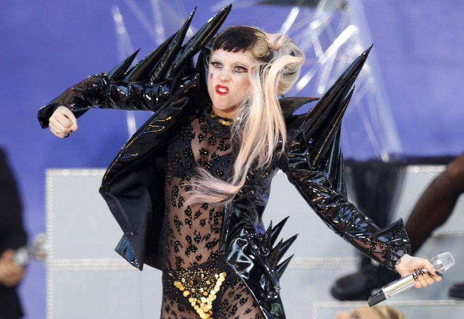 Singer Lady Gaga performs during a live concert on ABC039s Good Morning America in New York039s Central Park