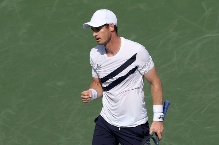 Britain's Andy Murray won in his first ATP match of the year, defeating American Frances Tiafoe at the Western and Southern Open in the US Open quarantine bubble in New York