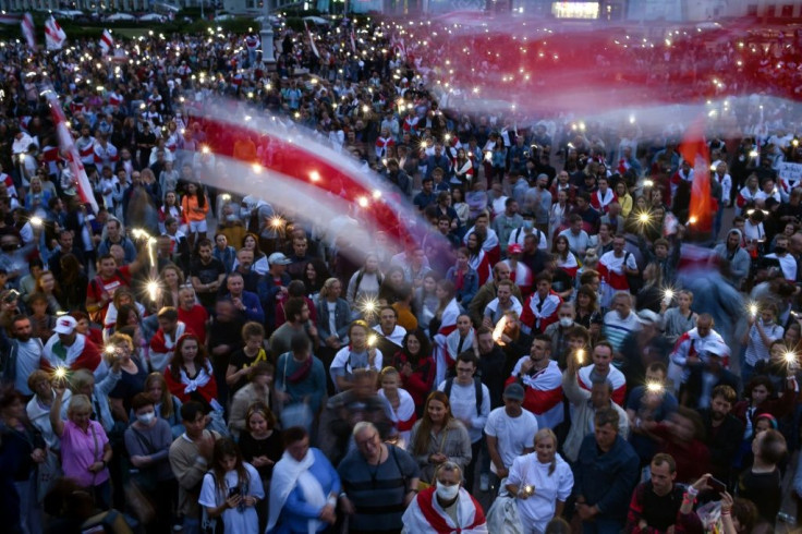 Protests have been held across Belarus against disputed presidential election results