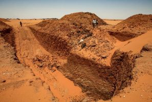 Treasure hunters looking for gold in Sudan have destroyed ancient sites using diggers